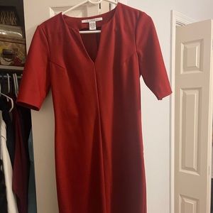 Diane Von Furstenberg wool knee length dress